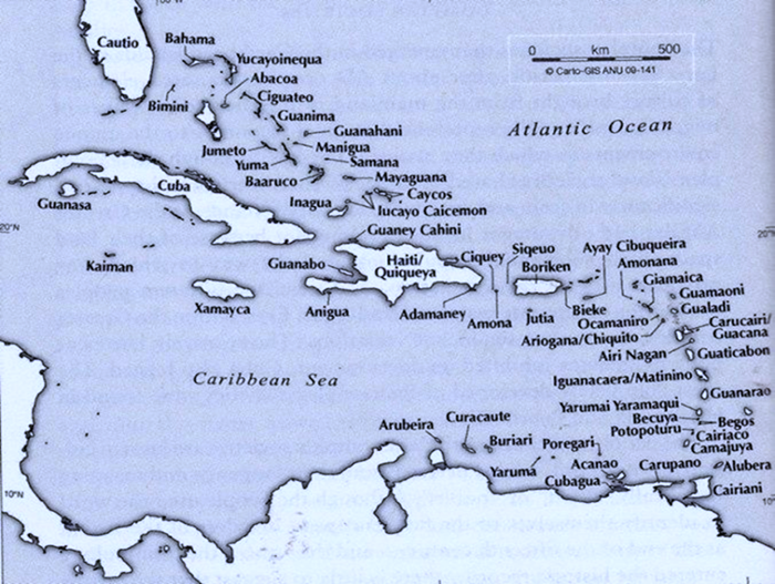 Image of 14 century Caribbean